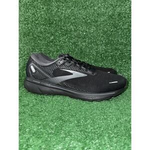 Brooks Ghost 14 Men Size 11.5 2E Black Running Shoe Athletic Sneaker 1103692E020